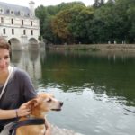 Biagio a Chenonceau- valle della Loira con il cane
